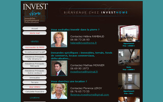 investhome.fr website preview