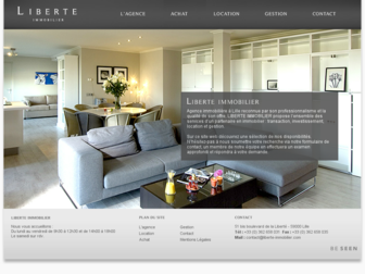liberte-immobilier.com website preview