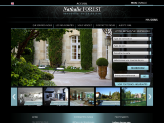 nathalieforest-immobilier.com website preview