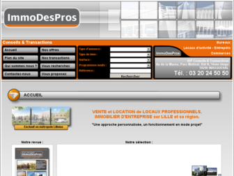 immodespros.fr website preview