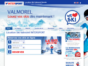 intersport-valmorel.com website preview