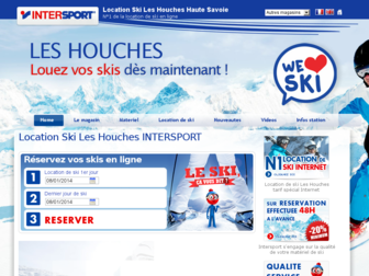 intersport-leshouches.com website preview