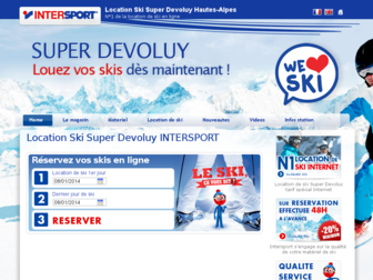 intersport-superdevoluy.com website preview