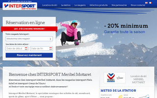 intersport-meribel-mottaret.com website preview