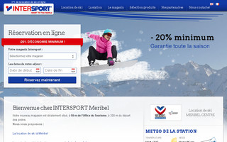 intersport-meribel.com website preview