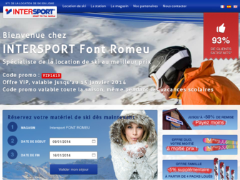 intersport-fontromeu.com website preview