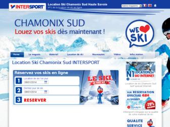 sud.intersport-chamonix.com website preview