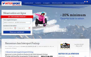 intersport-praloup.com website preview