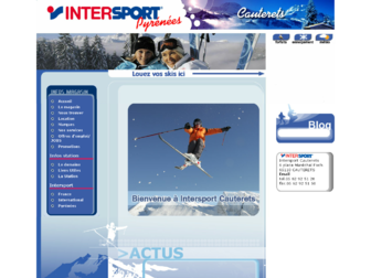 intersport-cauterets.com website preview