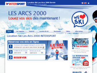 intersport-arc2000.com website preview