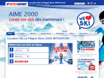 aime2000.laplagne-intersport.com website preview