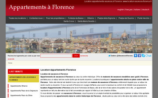 location-vacances-florence.fr website preview