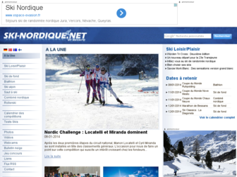 ski-nordique.net website preview