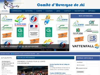 ski-auvergne.com website preview