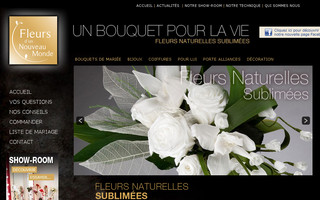 fleursmariage.com website preview