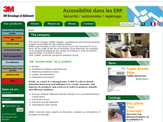 dinac.fr website preview