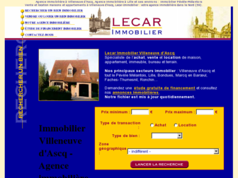 lecar-immobilier.com website preview