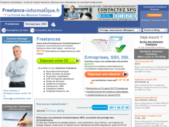 freelance-informatique.fr website preview