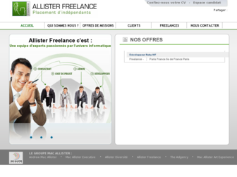 allister-freelance.com website preview