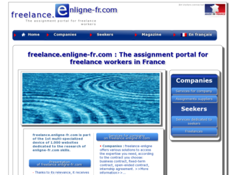 freelance.enligne-fr.com website preview