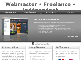 webmaster-freelance-independant.com website preview