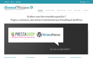 arnaud-merigeau.fr website preview