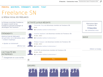 freelance-sn.com website preview