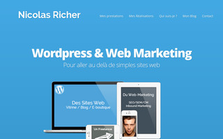 nicolasricher.fr website preview