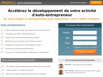 profils-auto-entrepreneurs.com website preview