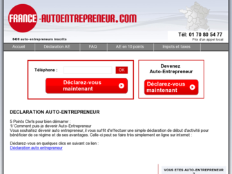france-autoentrepreneur.com website preview