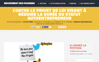 defensepoussins.fr website preview