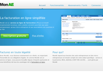 monae.fr website preview