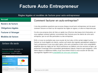 factureautoentrepreneur.com website preview