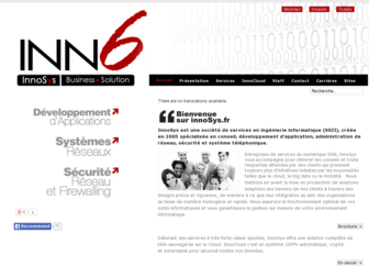 innosys.fr website preview