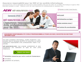 ssii-assurances.com website preview
