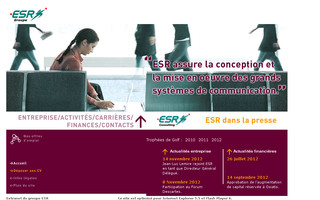 esr.fr website preview
