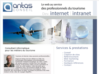 antas-conseil.fr website preview