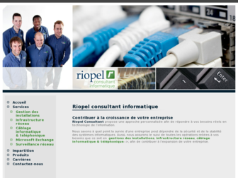 riopel-consultant.com website preview