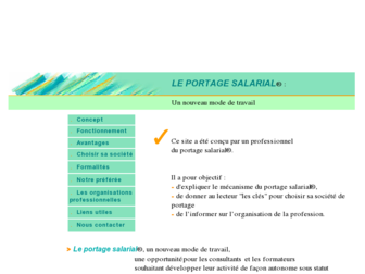 portage-salarial.com website preview