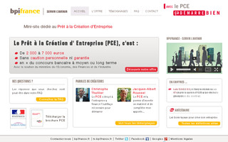 pce.bpifrance.fr website preview