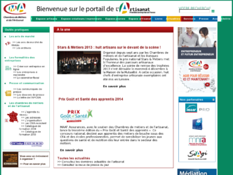 artisanat.fr website preview