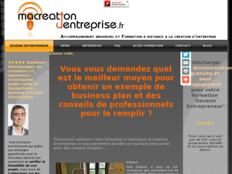 macreationdentreprise.fr website preview