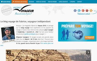 instinct-voyageur.fr website preview