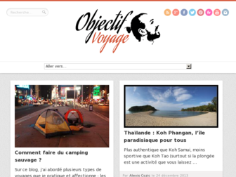 objectif-voyage.fr website preview
