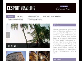 esprit-voyageurs.fr website preview