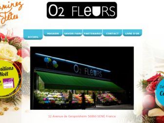 o2fleurs.fr website preview