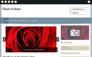 fleurslarose-pugettheniers.fr website preview