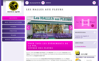 les-halles-aux-fleurs.fr website preview