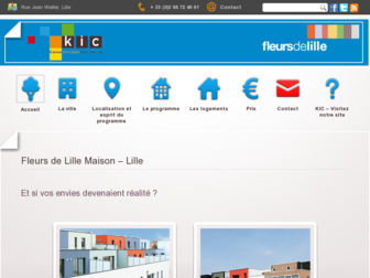 fleursdelille.immobilierneuf-kic.fr website preview