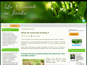 la-consoude-au-jardin.fr website preview